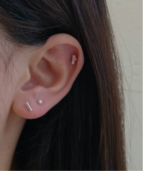 ARCHIVER(アーカイバ)の「【Bz】ドット&ラインモチーフ/シンプルワンポイントピアス6点セット(MA/EK197)(ピアス(両耳用)・レディース・ゴールド/シルバー・FREE)」の3枚目の写真