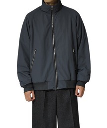 URU（ウル）の「URU / ウル : NYLON FLEECE - ZIP UP BLOUSON