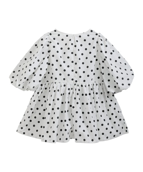 MERAKI（メラキ）の「ドットパフスリーブペプラムブラウス（シャツ/ブラウス・レディース・ブラック/ホワイト・FREE）」の12枚目の写真