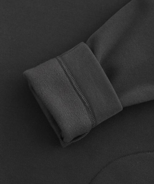 SHOO・LA・RUE(シューラルー)の「◆【S-LL】裏起毛であったか スタンドカラーコクーンチュニック【SHOO WARM】(チュニック・レディース・ブルーグリーン/ブラック/チャコールグレー・01/02/03/04)」の22枚目の写真