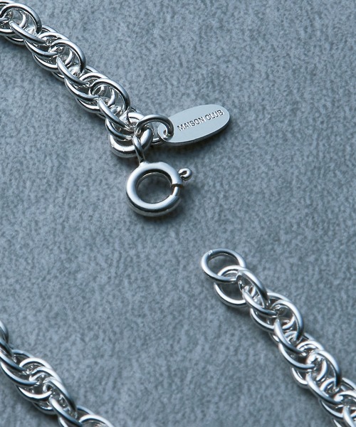 SILVER925 TWIST CHAIN BRACELET/シルバー/ブレス MAISON CLUB】Twist Chain Bracelet /Silver925/ KUN
