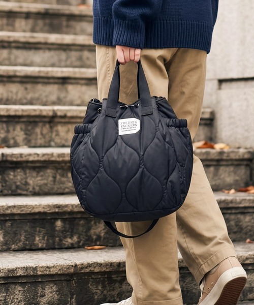 FREDRIK PACKERS』 70D BLOOM SHOULDER QUILTING（ショルダーバッグ