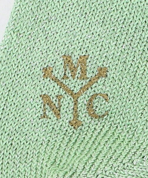 MARCOMONDE（マルコモンド）の「＜MARCOMONDE＞グリッター リブ ソックス（ソックス/靴下・レディース・ブラック/ライトブルー/シルバー/ワイン/ブラウン系・FREE）」の6枚目の写真