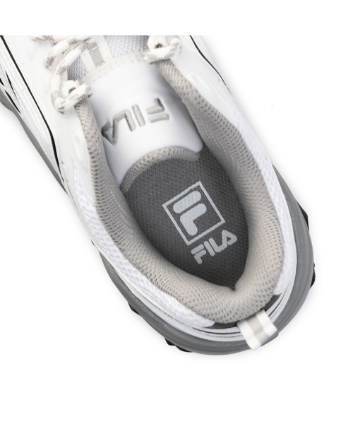 FILA（フィラ）の「OAKMONT TR v3（スニーカー・レディース・ホワイト×グレー/ホワイト系その他・25.0cm/24.0cm/29.0cm/28.0cm/27.0cm/26.0cm/23.0cm）」の8枚目の写真