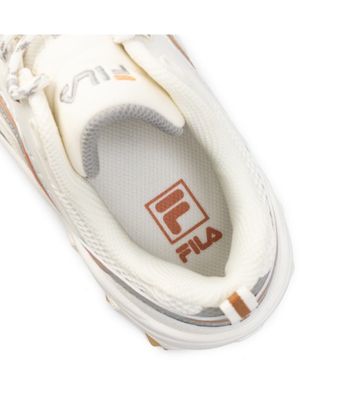 FILA（フィラ）の「OAKMONT TR v3（スニーカー・レディース・ホワイト×グレー/ホワイト系その他・25.0cm/24.0cm/29.0cm/28.0cm/27.0cm/26.0cm/23.0cm）」の15枚目の写真