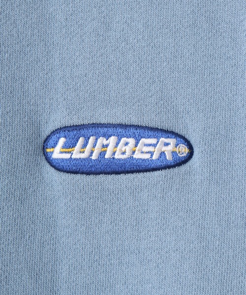 LUMBER（ランバー）の「刺繍スウェット（スウェット・メンズ・アイボリー/ライトブルー/ブラック・M/L/XL）」の16枚目の写真