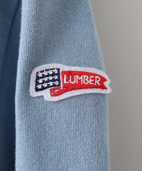 LUMBER（ランバー）の「刺繍スウェット（スウェット・メンズ・アイボリー/ライトブルー/ブラック・M/L/XL）」の19枚目の写真