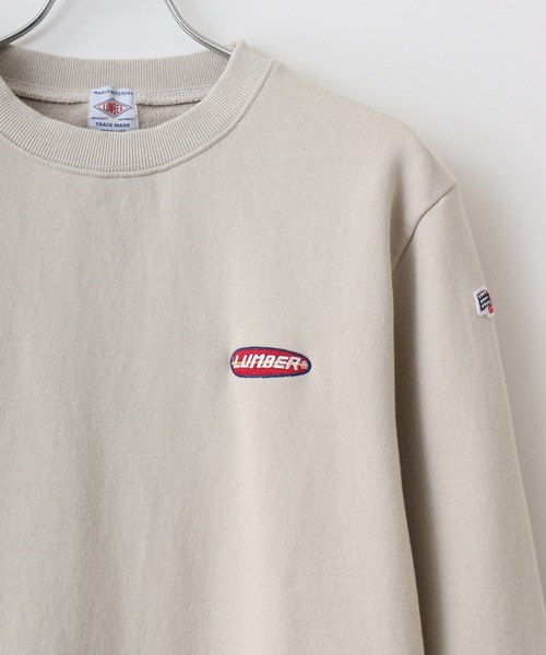 LUMBER（ランバー）の「刺繍スウェット（スウェット・メンズ・アイボリー/ライトブルー/ブラック・M/L/XL）」の13枚目の写真
