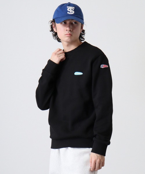 LUMBER（ランバー）の「刺繍スウェット（スウェット・メンズ・アイボリー/ライトブルー/ブラック・M/L/XL）」の5枚目の写真