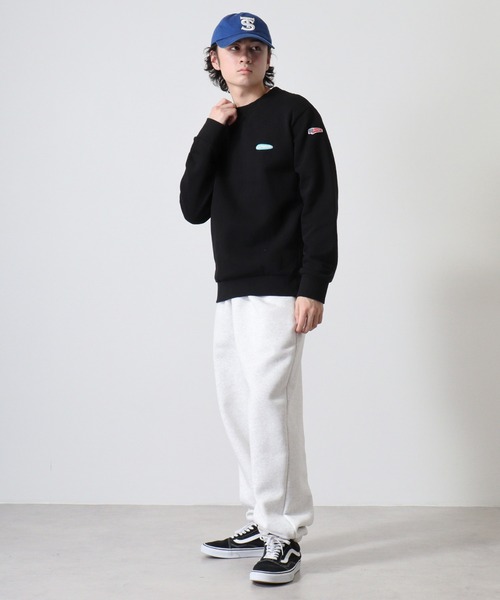 LUMBER（ランバー）の「刺繍スウェット（スウェット・メンズ・アイボリー/ライトブルー/ブラック・M/L/XL）」の8枚目の写真