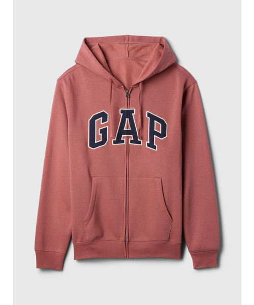 【人気色】Gap ギャップ　ジップパーカー　パーカー セール】リラックス GAPロゴ ジップアップパーカー(ユニセックス