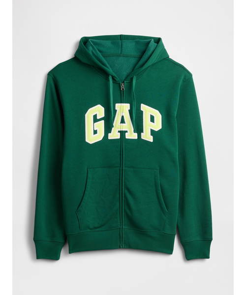 セール】リラックス GAPロゴ ジップアップパーカー(ユニセックス