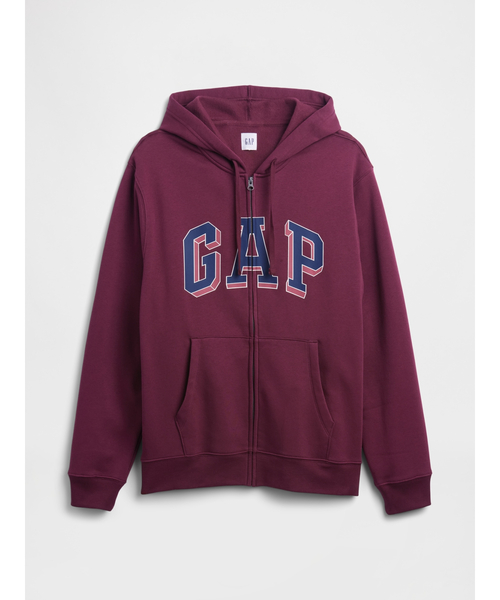 セール】リラックス GAPロゴ ジップアップパーカー(ユニセックス