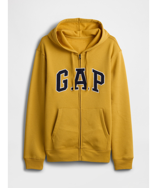 GAP（ギャップ）の「リラックス GAPロゴ ジップアップパーカー(ユニセックス)（パーカー・メンズ・ホワイト系その他/イエロー/レッド/ベージュ/レッド系その他/グリーン/ブラウン/グリーン系その他/ワイン/ベージュ系その他・S/XS/XL/L/M）」の20枚目の写真
