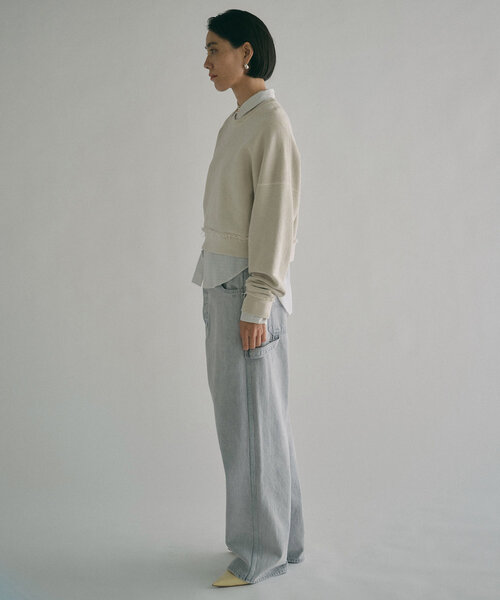 Whim Gazette（ウィムガゼット）の「【GEMINI】ペインターデニムパンツ（デニムパンツ・レディース・ライトグレー・36/38）」の22枚目の写真