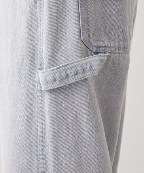 Whim Gazette（ウィムガゼット）の「【GEMINI】ペインターデニムパンツ（デニムパンツ・レディース・ライトグレー・36/38）」の12枚目の写真