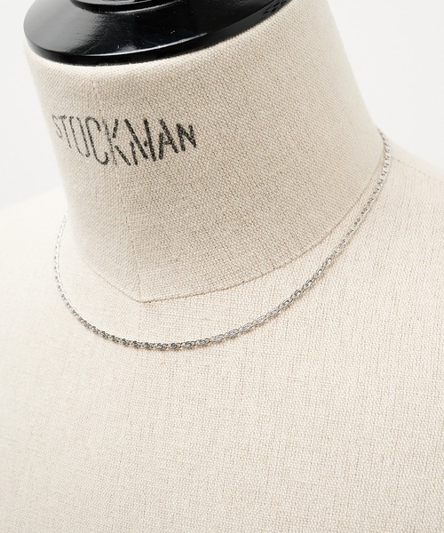 JIEDA(ジエダ)の「THIN NECKLACE(ネックレス・メンズ・シルバー・FREE)」の11枚目の写真