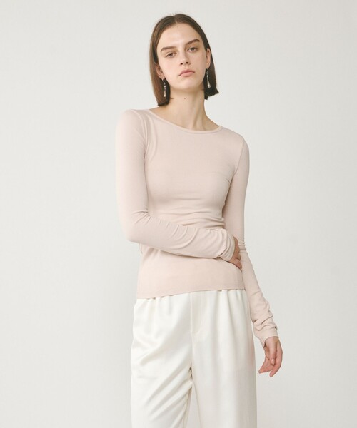 Diagram（ダイアグラム）の「レイヤードカットトップ（Tシャツ/カットソー・レディース・ブラック/ライトグリーン/ホワイト・36）」の9枚目の写真