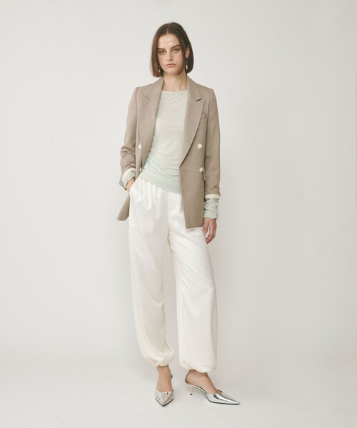 Diagram（ダイアグラム）の「レイヤードカットトップ（Tシャツ/カットソー・レディース・ブラック/ライトグリーン/ホワイト・36）」の11枚目の写真