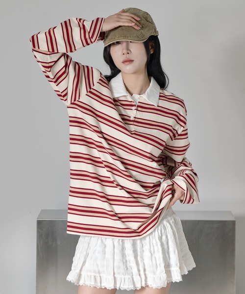 美品 LOEWE ストライプ 全面ロゴ オーバーサイズ ロング丈 Tシャツ 美品 LOEWE ストライプ 全面ロゴ オーバーサイズ ロング丈 Tシャツ