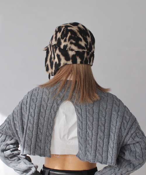 SANSeLF（サンセルフ）の「２WAY フライトキャップ【SANSeLF】sana24a023（キャップ・レディース・チャコールグレー/グレー/ベージュ・FREE）」の13枚目の写真