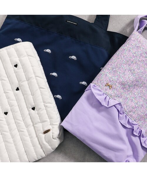 apres les cours（アプレレクール）の「3柄 レッスントート（トートバッグ・キッズ・ブルー/アイボリー/ラベンダー・FREE）」の5枚目の写真