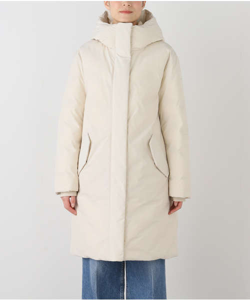 IENA(イエナ)の「WOOLRICH/ウールリッチ LUXURY COCOON PARKA ダウンコート WWOU1028(ダウンジャケット/コート・レディース・アイボリー・34/36)」の3枚目の写真