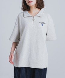 Remember.（リメンバー）の「【フラワーチャーム半袖ハーフジップ】（シャツ/ブラウス）」