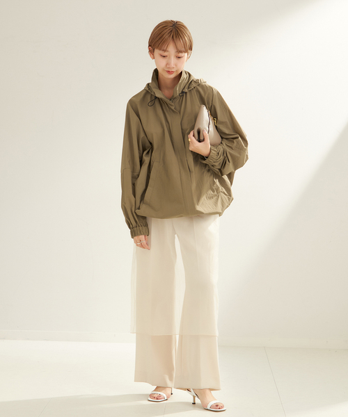 plage（プラージュ）の「LIGHT NYLON ブルゾン（ブルゾン・レディース・ブラウン・FREE）」の2枚目の写真