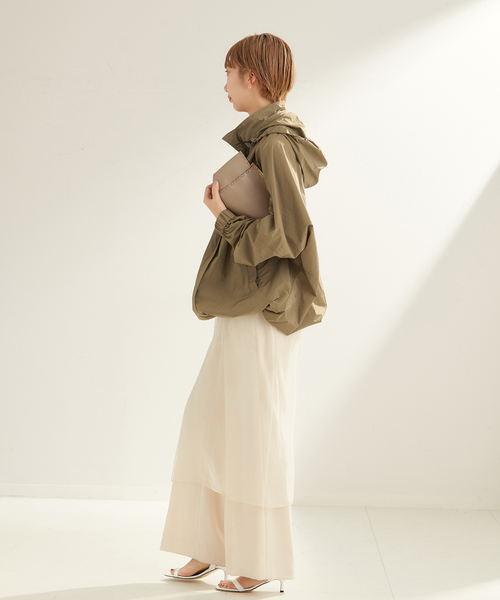 plage（プラージュ）の「LIGHT NYLON ブルゾン（ブルゾン・レディース・ブラウン・FREE）」の4枚目の写真