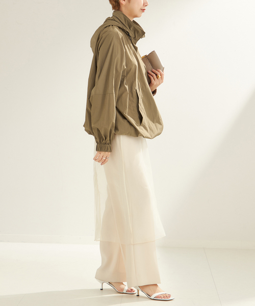 plage（プラージュ）の「LIGHT NYLON ブルゾン（ブルゾン・レディース・ブラウン・FREE）」の5枚目の写真