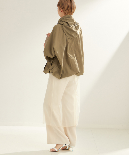 plage（プラージュ）の「LIGHT NYLON ブルゾン（ブルゾン・レディース・ブラウン・FREE）」の6枚目の写真