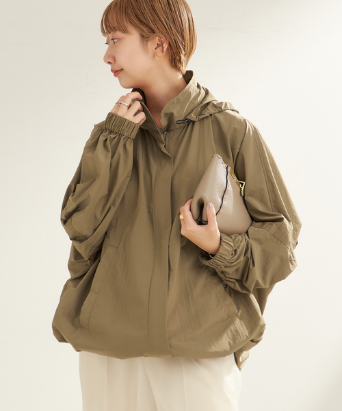 plage（プラージュ）の「LIGHT NYLON ブルゾン（ブルゾン・レディース・ブラウン・FREE）」の7枚目の写真