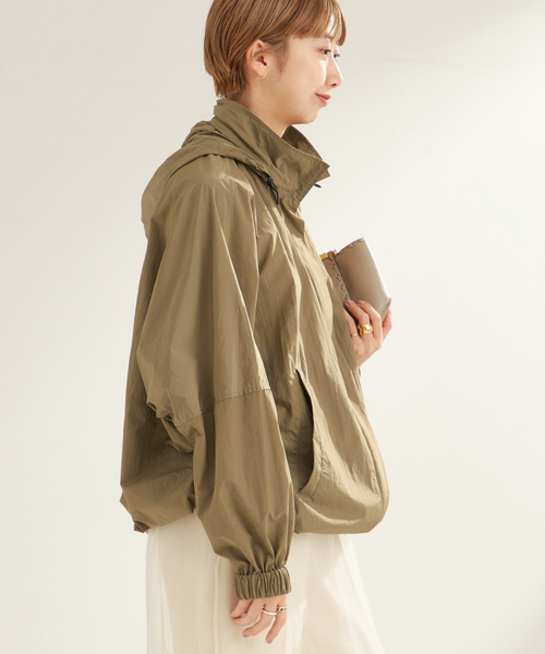 plage（プラージュ）の「LIGHT NYLON ブルゾン（ブルゾン・レディース・ブラウン・FREE）」の9枚目の写真