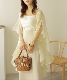 sheer drape gown cardigan /ワッシャー加工 シアー ドレープ ガウン カーディガン