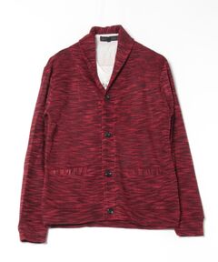 MAISON SPECIAL ケーブル編み インターシャ ニットカーディガン 1 UNISEX》Cable Knitting Sheer Intarsia Prime-Over V-Neck Knit