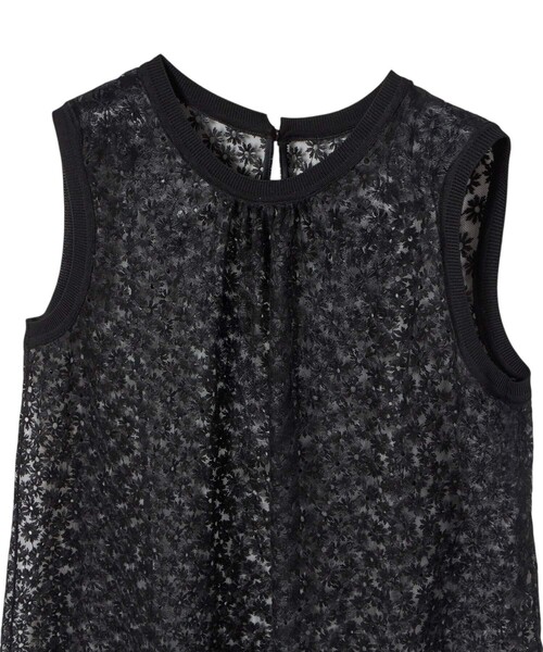 ANAYI（アナイ）の「フラワー刺繍ノースリーブ ブラウス（シャツ/ブラウス・レディース・ホワイト/ブラック・36/38）」の11枚目の写真