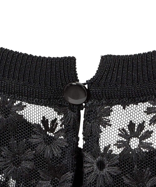 ANAYI（アナイ）の「フラワー刺繍ノースリーブ ブラウス（シャツ/ブラウス・レディース・ホワイト/ブラック・36/38）」の13枚目の写真