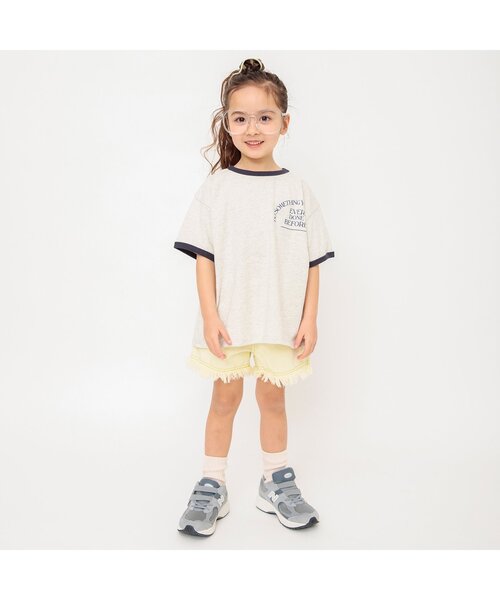 BREEZE(ブリーズ)の「【リンク/ジュニア対応】3色3柄カレッジ半袖Tシャツ(Tシャツ/カットソー・キッズ・キナリ/ネイビー/レッド・80/90/100/110/120/130/140/150)」の4枚目の写真