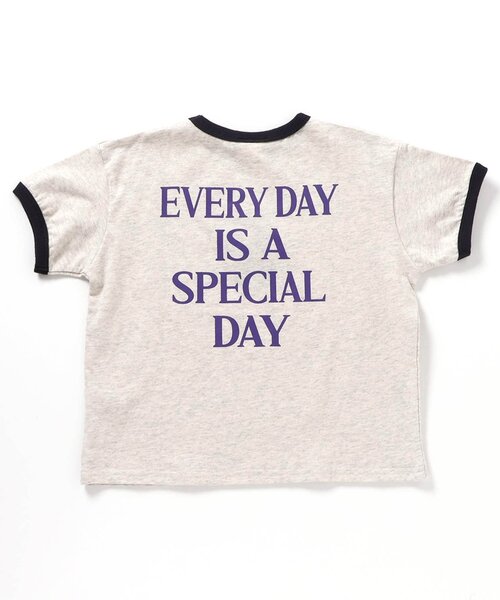 BREEZE(ブリーズ)の「【リンク/ジュニア対応】3色3柄カレッジ半袖Tシャツ(Tシャツ/カットソー・キッズ・キナリ/ネイビー/レッド・80/90/100/110/120/130/140/150)」の19枚目の写真