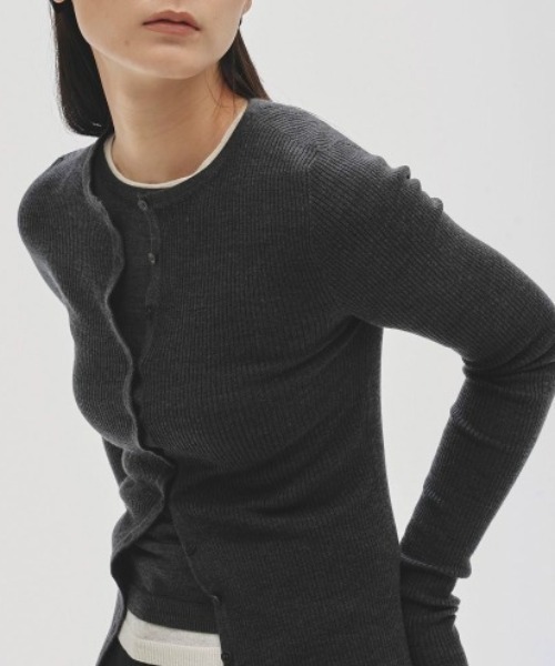 todayful Silkwool Knit Cardigan チャコールグレー TODAYFUL(トゥデイフル) / Life's online store（ライフズ