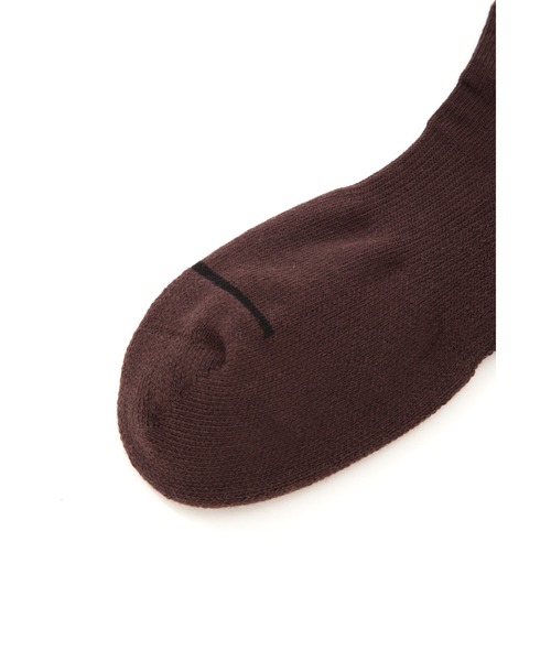 MARGARET HOWELL（マーガレットハウエル）の「PILE SOCKS（ソックス/靴下・メンズ・ブラウン・-）」の4枚目の写真