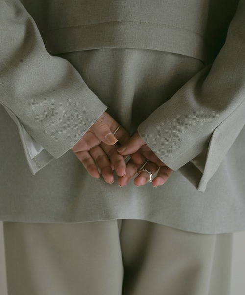 セール】2WAY ZIP JACKET（テーラードジャケット）｜MANOF