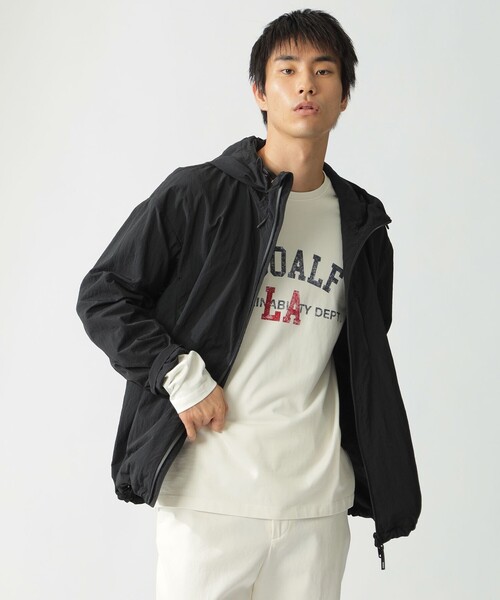 ECOALF(エコアルフ)の「ACT ナイロンリップ パーカー UNISEX 【日本限定】(マウンテンパーカー・レディース・グリーン系その他3/ブラック・S/M)」の5枚目の写真