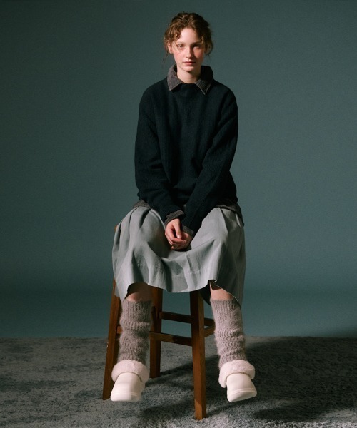 ROCKFISH WEATHERWEAR(ロックフィッシュウェザーウェア)の「HAYDEN FUR COLLAR GLOG(サンダル・レディース・グリーン/ホワイト/ブルー/モカ/ピンク/イエロー/ブラック・23.0cm/25.0cm/24.0cm)」の8枚目の写真