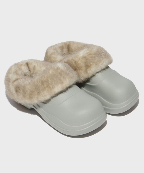 ROCKFISH WEATHERWEAR(ロックフィッシュウェザーウェア)の「HAYDEN FUR COLLAR GLOG(サンダル・レディース・グリーン/ホワイト/ブルー/モカ/ピンク/イエロー/ブラック・23.0cm/25.0cm/24.0cm)」の17枚目の写真