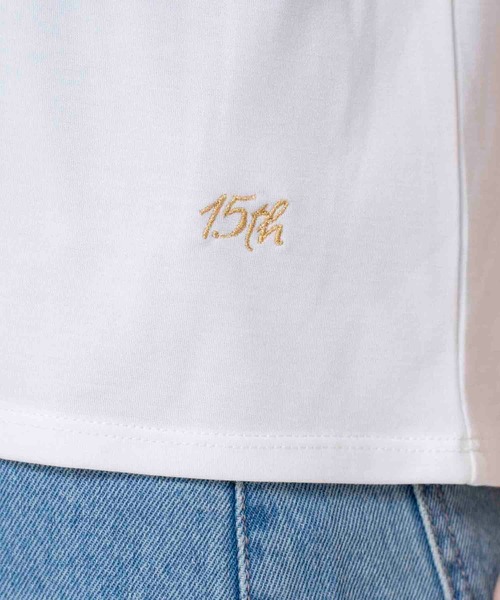 NOELA（ノエラ）の「【15周年】リリーＡｎｎｉｖｅｒｓａｒｙＴシャツ（Tシャツ/カットソー・レディース・ネイビー/オフホワイト/ピンク・フリー）」の15枚目の写真