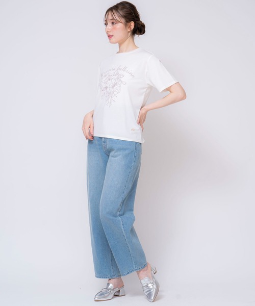 NOELA（ノエラ）の「【15周年】リリーＡｎｎｉｖｅｒｓａｒｙＴシャツ（Tシャツ/カットソー・レディース・ネイビー/オフホワイト/ピンク・フリー）」の19枚目の写真