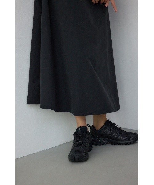 PLUS(プラス)の「【PLUS】ギャザースリーブフレアロングドレス 半袖 春服 夏服 パフスリーブ(ワンピース・レディース・ブラック/ライトベージュ・SMALL/MEDIUM)」の14枚目の写真