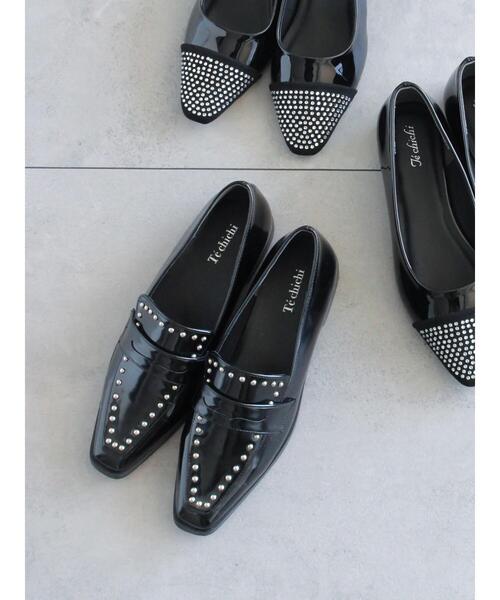 Te chichi（テチチ）の「スタッズローファー《2025spring catalog item》（その他シューズ・レディース・ブラック・37/38）」の2枚目の写真